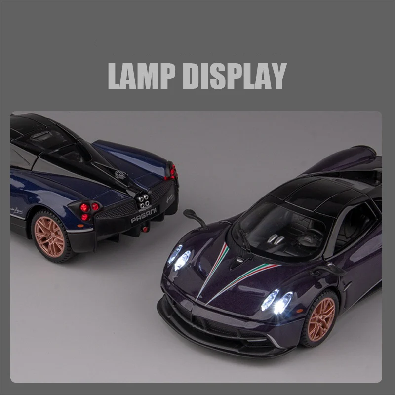 1:32 Pagani Huayra Dinastia Supercar Alloy Car Die-casting Model Sound and Light Car Model Toy Collection Children gift