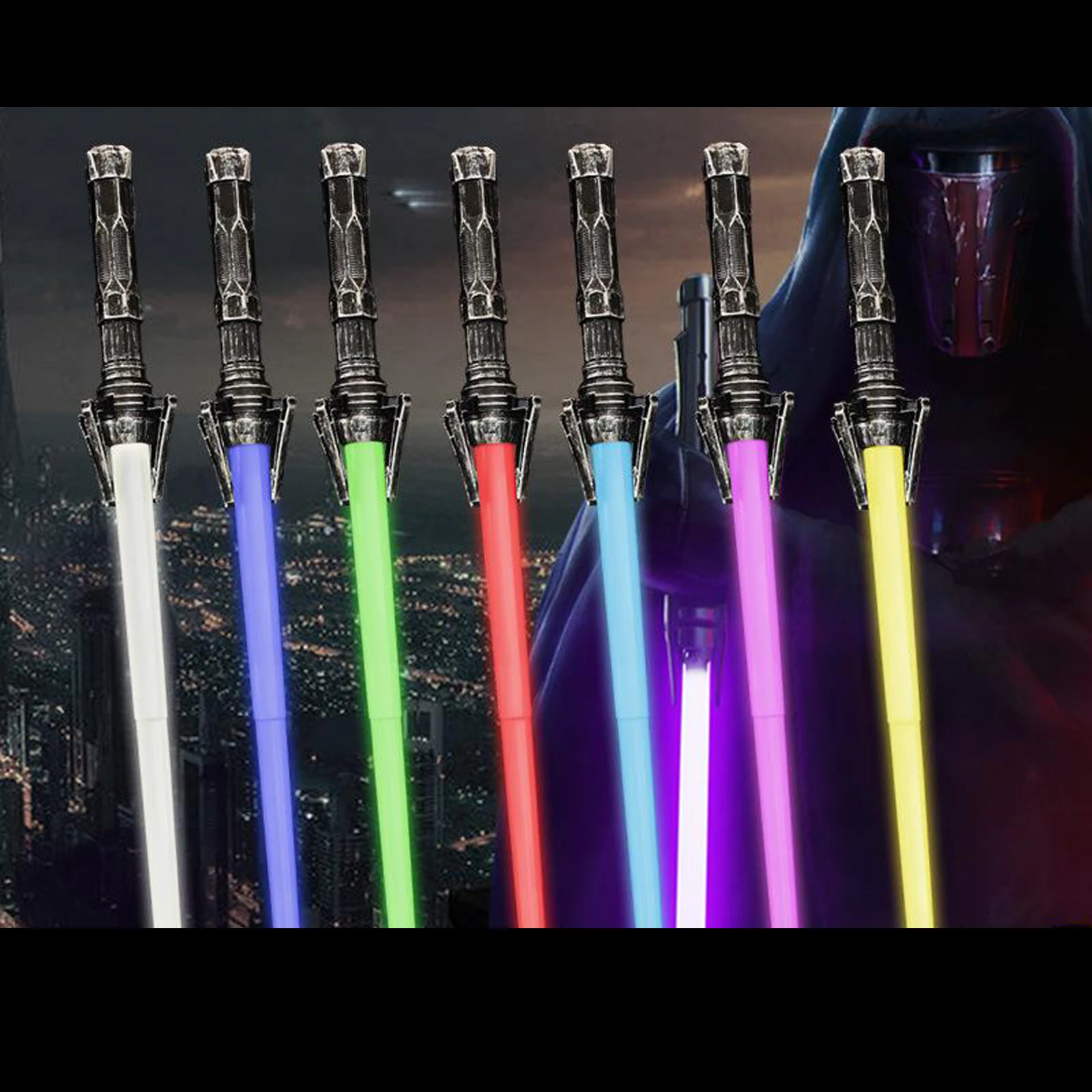 Light Up Flashing Saber  Toy with Its Dress Up Present Parts Prop