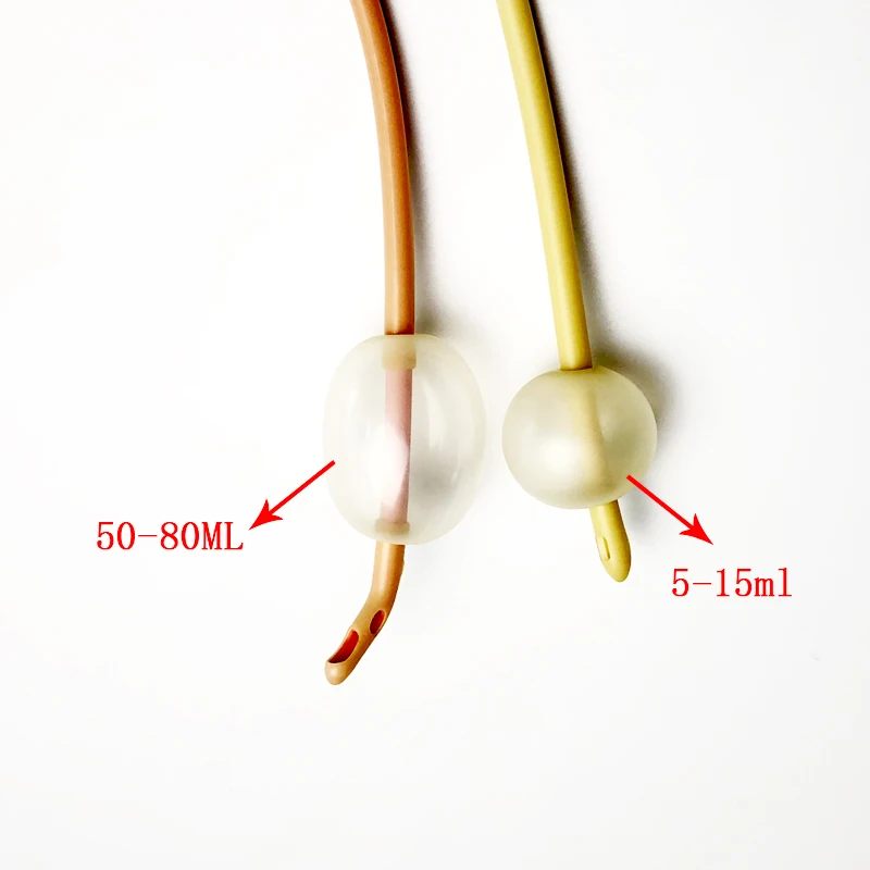 3 way 80ml Big Balloon Latex Foley Catheter Dufour Tip Reinforced uurine Tube Large Flow Rushing Prostate Hematuria Catheter