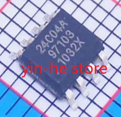 

10 шт. K24C04 24C04 SOP8 4-кбит (512B x 8) интерфейс I2C EEPROM