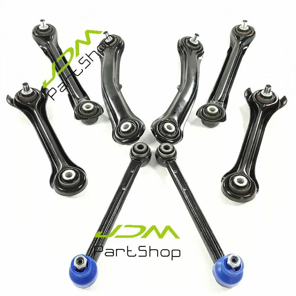 8PCS Rear Comtrol Arms Suspension Kit For Mercedes Benz W201 W202 W210 W124 R129