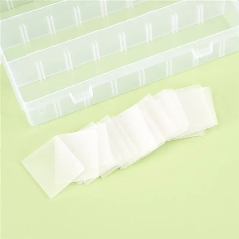 Transparent 24 Grids Storage Box Plastic Embroidery Floss Storage Floss Bobbins Organizer DIY Cross Stitch Sewing Tools