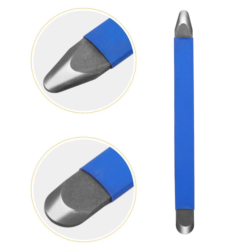 Barra de acero de tungsteno resistente al desgaste, agente de costura hermoso, herramienta de construcción, herramientas de limpieza de huecos de azulejos, Amarillo/azul, 2mm, 1 ud.