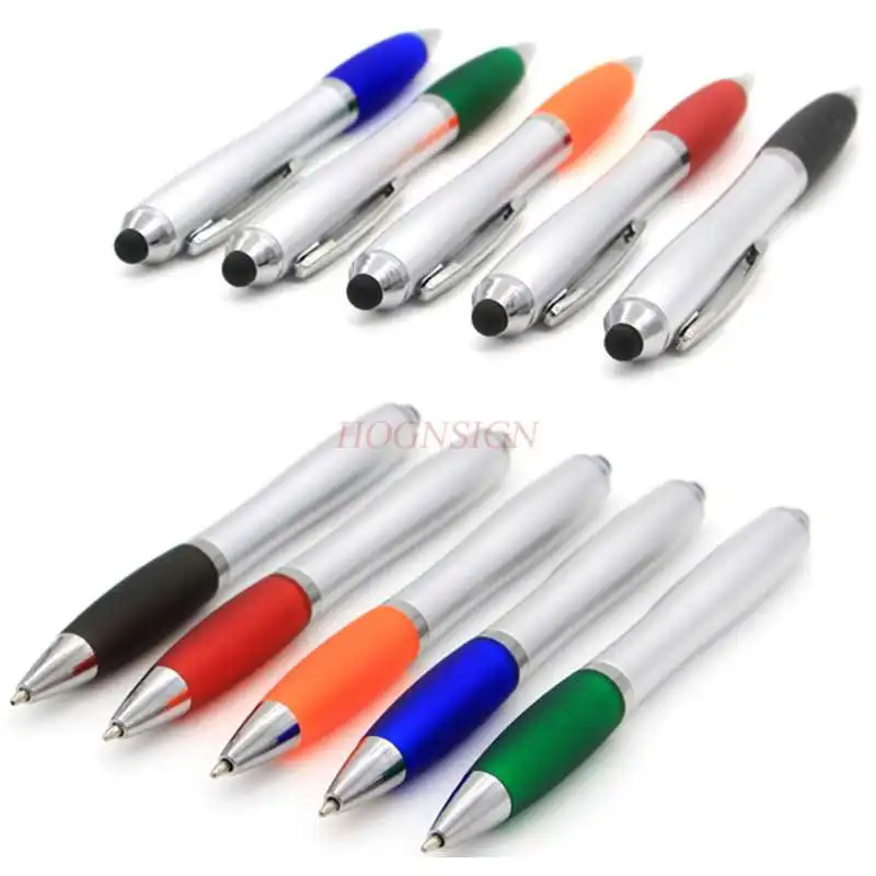 1Pcs Creative Kalebas-Vormige Touch Screen Pen Multifunctionele Capacitieve Pen Reclame Pen Smartphone Universal