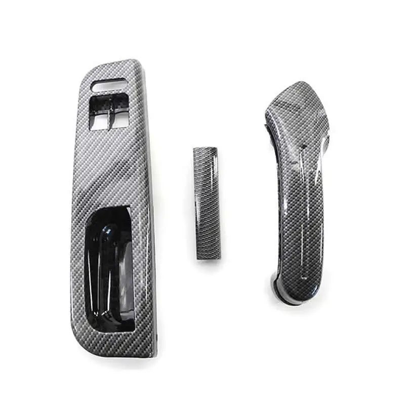 3pc/set Carbon Fiber Style Interior Grab HANDLE  For VW GOLF 4 PASSAT ACCESS  INSIDE DOOR PANEL HANDLES Car Interior Accessories