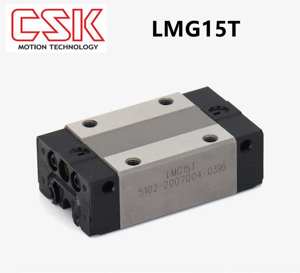 original Taiwan CSK linear guide block LMG15T Slider Linear Guideway Carriage for CO2 Laser Engraving Cutting Machine