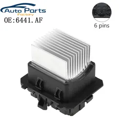 New Heater Blower Motor Resistor For Citroen C5 Peugeot 208 207 Renault 6441.AF 6441AF 6441.AA 6441AA 7701209850