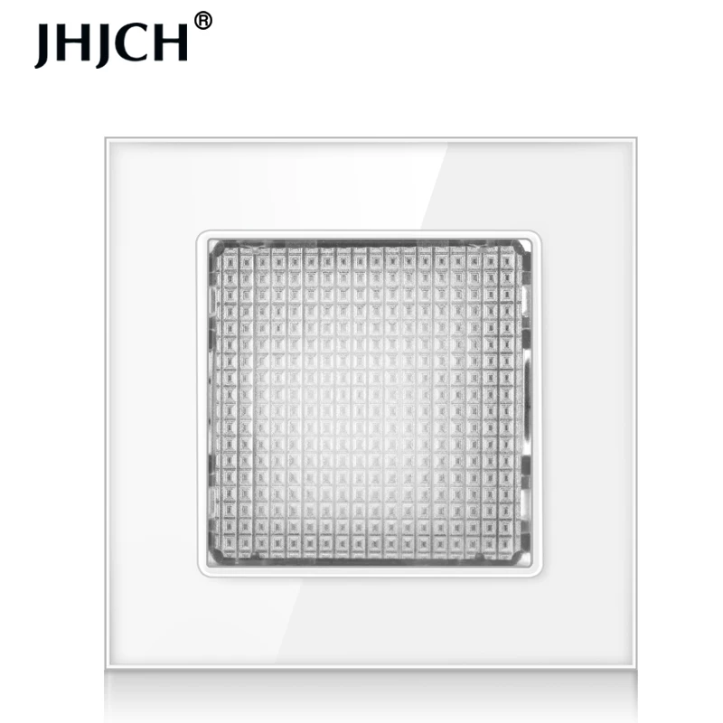 JHJCH 86 Embedded Led Night Light ครัวเรือนโคมไฟมุมทางเดินบันไดทางเดินสวิทช์ควบคุมเท้าโคมไฟ