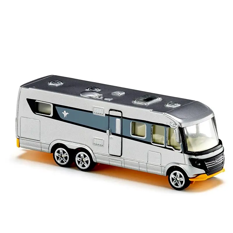 High-quality alloy camping travel car model,new product 1:87 travel bus car toy,original package gift,free shipping