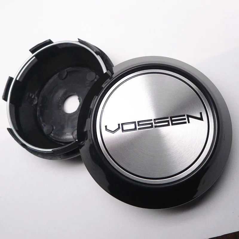 4pcs 68mm For VOSSEN Wheel Center Cap Hubs Car Styling Emblem Badge Logo Rims Cover 45mm Stickers Accessories