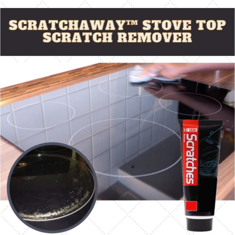 Stove Top Scratch Removert Scratch repair wax for stove, car scratches scratches polishes cleaning decontamination and glazing