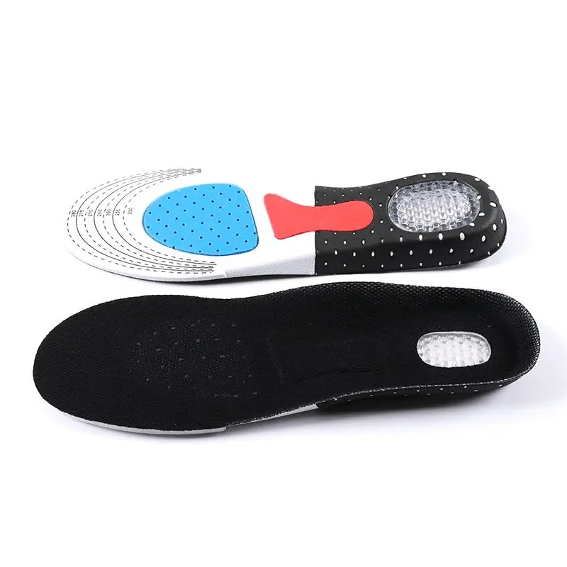 Unisex Orthotic Arch Support Sport Shoe Insoles Pad Sport Running Gel Insoles Shock Absorption Cushion For Men Women Foot Care