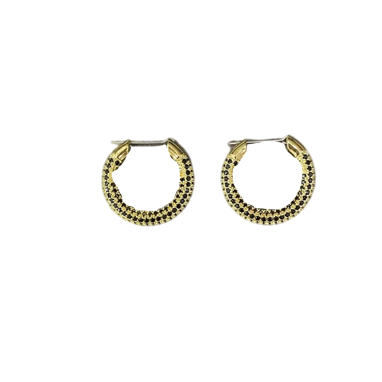 To Reines Retro Diamond Circle Female Earrins Pendientes Fashion Popular Jewelry Boucle D’Oreille Femme серьги женские