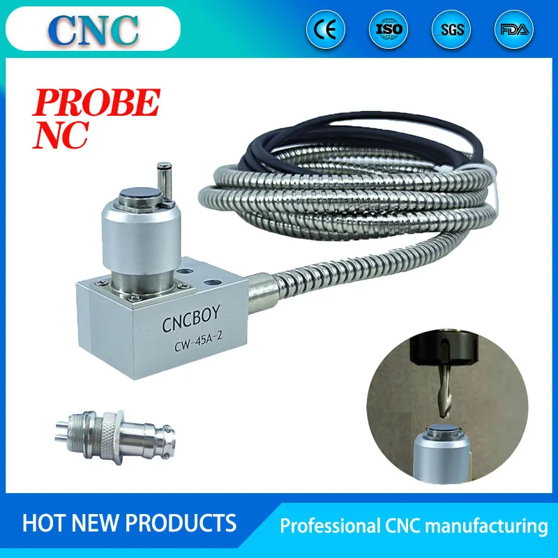 Universal wired tool setting instrument, normally closed engraving machine Z axis tool setting instrument, CNC PROBE