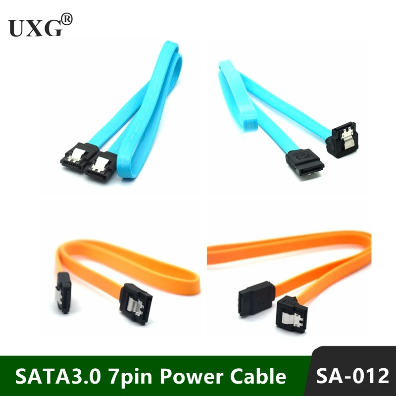 SATA Cable 3.0 to Hard Disk Drive SSD HDD Sata 3 Straight Right-angle Cable for Asus MSI Gigabyte Motherboard Cable Sata 45CM