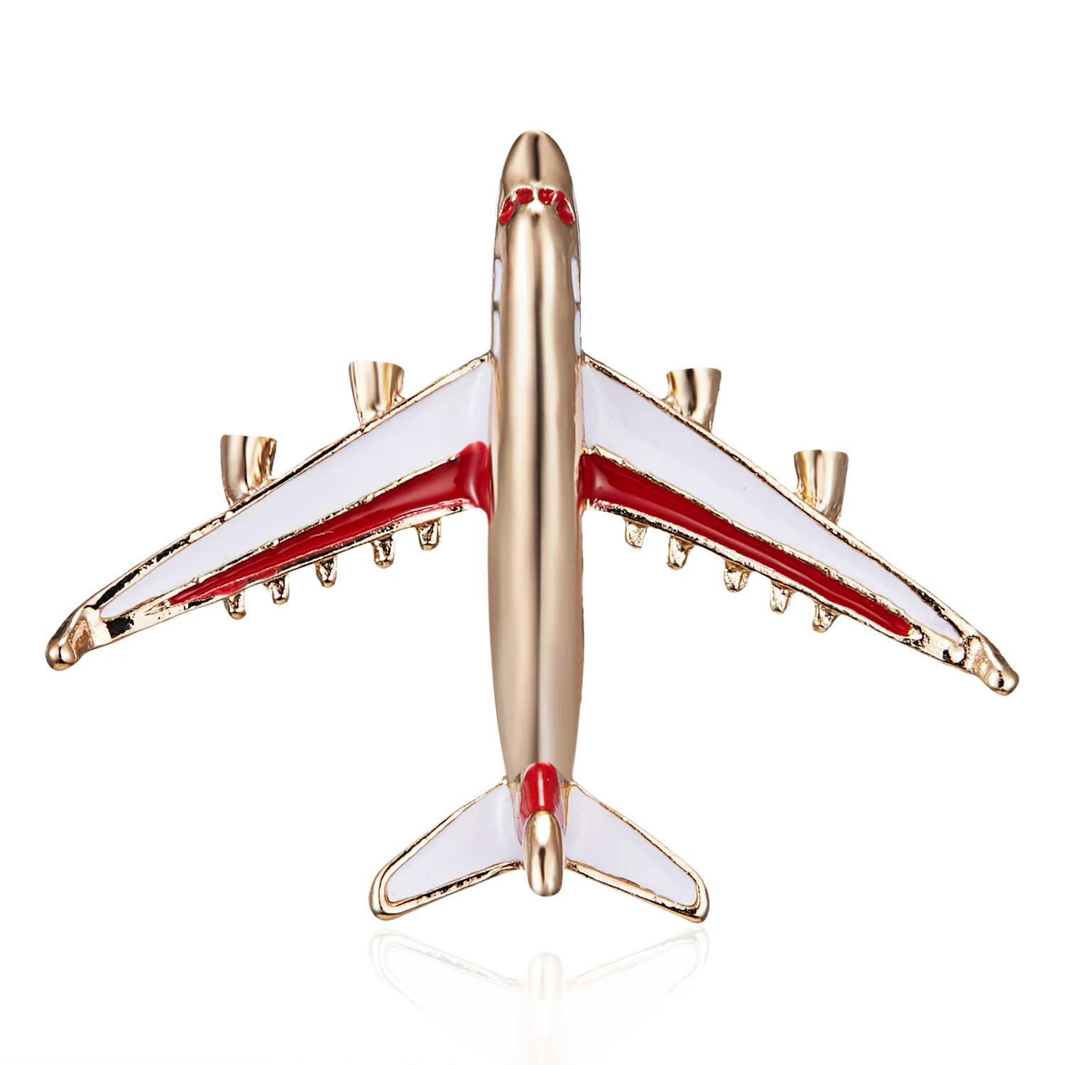Rinhoo Mode Flugzeug Form Brosche Emaille Abzeichen Flugzeug Pullover Corsage Frauen Männer Cartoon Metall Flugzeug Kleidung Clip Beste Geschenke – Detail 24