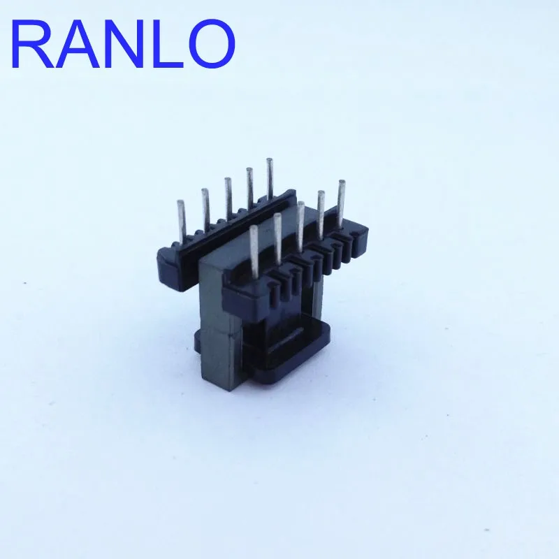 10Sets/lot EE19 EI19 Vertical 5+5pin Transformer Bobbin Coilformer PC40 Ferrite Core  Row Pitch 13mm