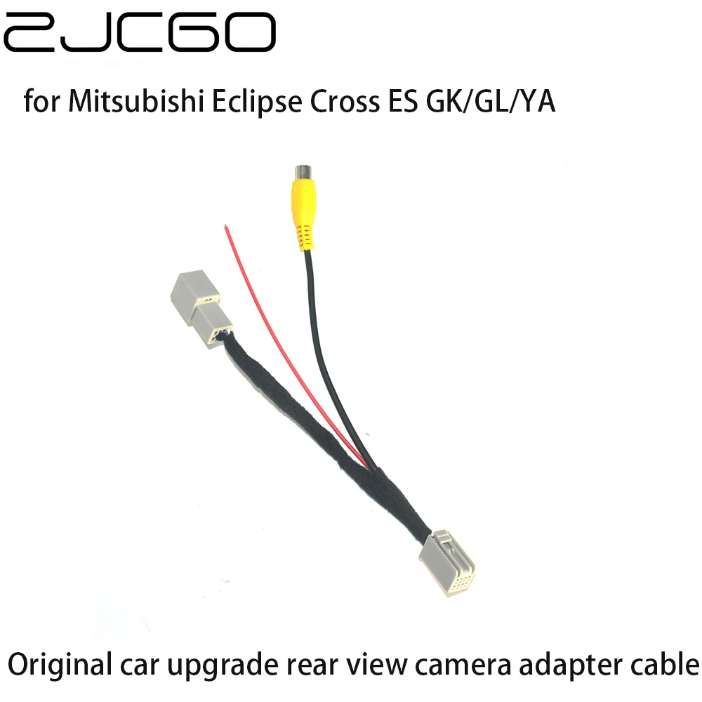 Car Rear View Backup Reverse Parking Camera Adapter RCA Cable for Mitsubishi Eclipse Cross ES GK/GL/YA