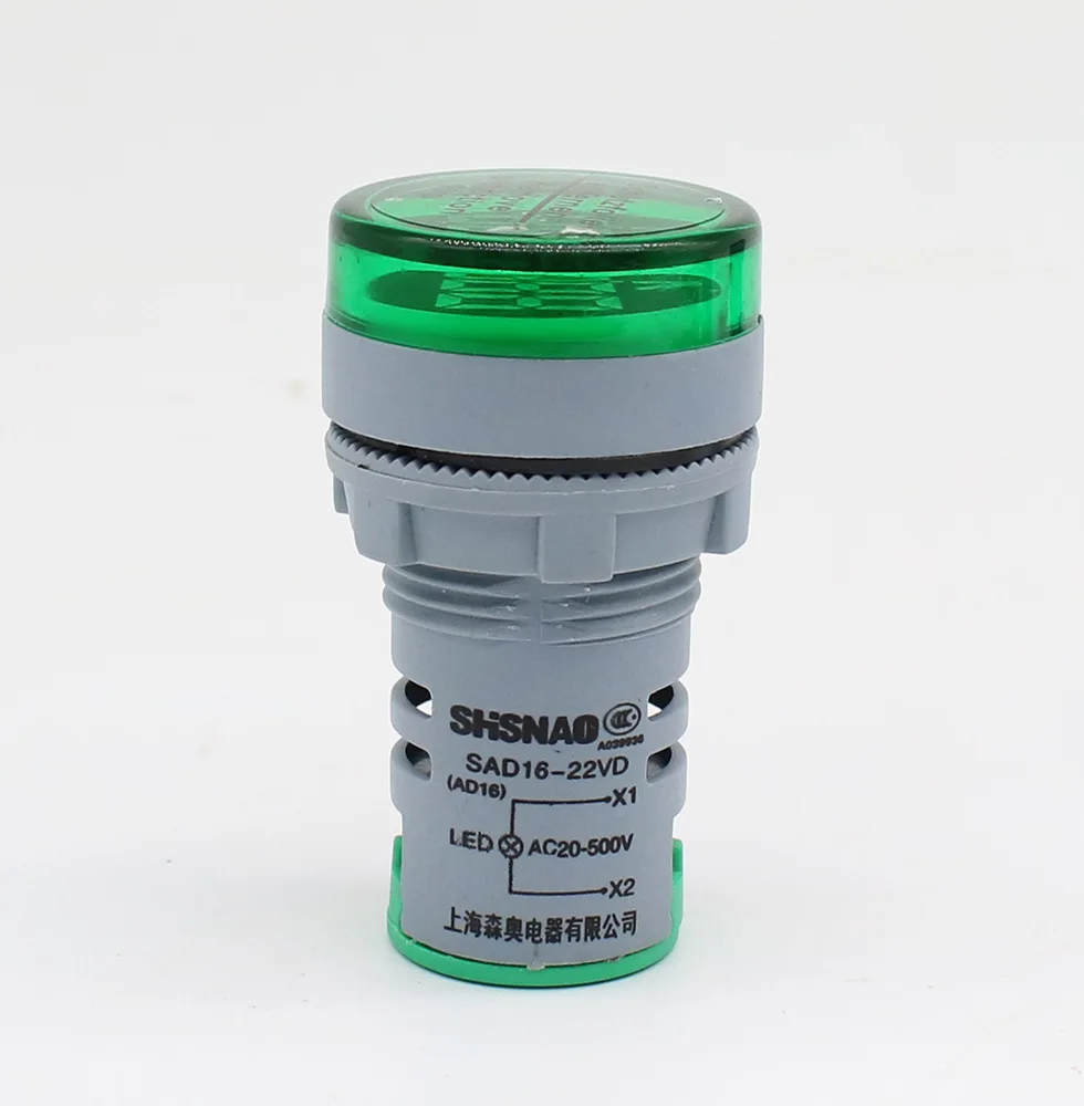 AD16-22DSV Mini Spannung Meter LED Digital Display AC Voltmeter Anzeige 22MM 60-500V