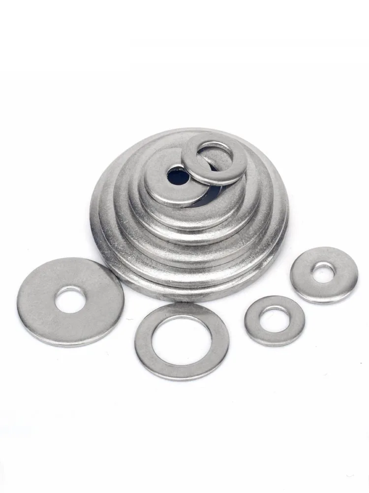 

Flat Washer M2 M2.5 M3 M4 M5 M6 M8 M10 M12 M14 M16 304 Stainless Steel Meson s Plain Gaskets Spacer Shim