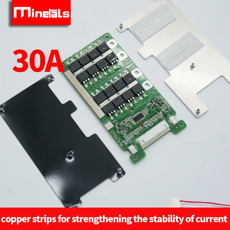 Placa de proteção da bateria do lítio para o electromobile, Pcm 14S, 54V, Li íon BMS PCM 48V, porto comum, 30A 40A 50A