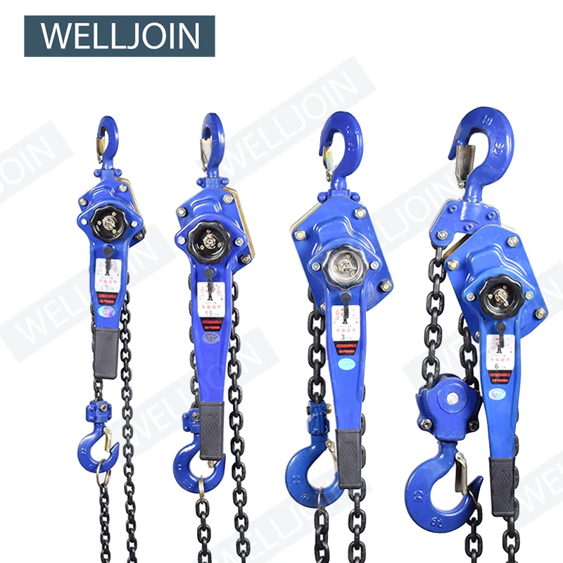 0.75 T Pulling Wrench Hoist Manual Lifting Chain Hoist Hand Chain Hoist Hook Portable Lever Block inverted Chain Hoist Tightener