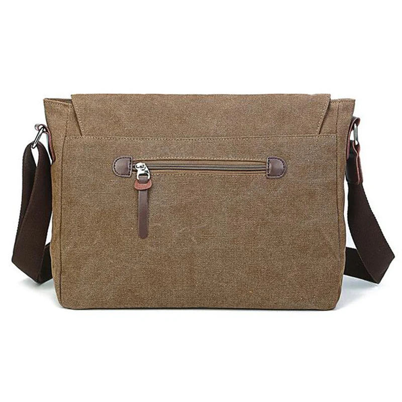 Imagem -03 - Bolsa Crossbody de Lona Vintage Masculina Bolsa Mensageiro Casual Bolsas de Ombro de Viagem de Alta Qualidade