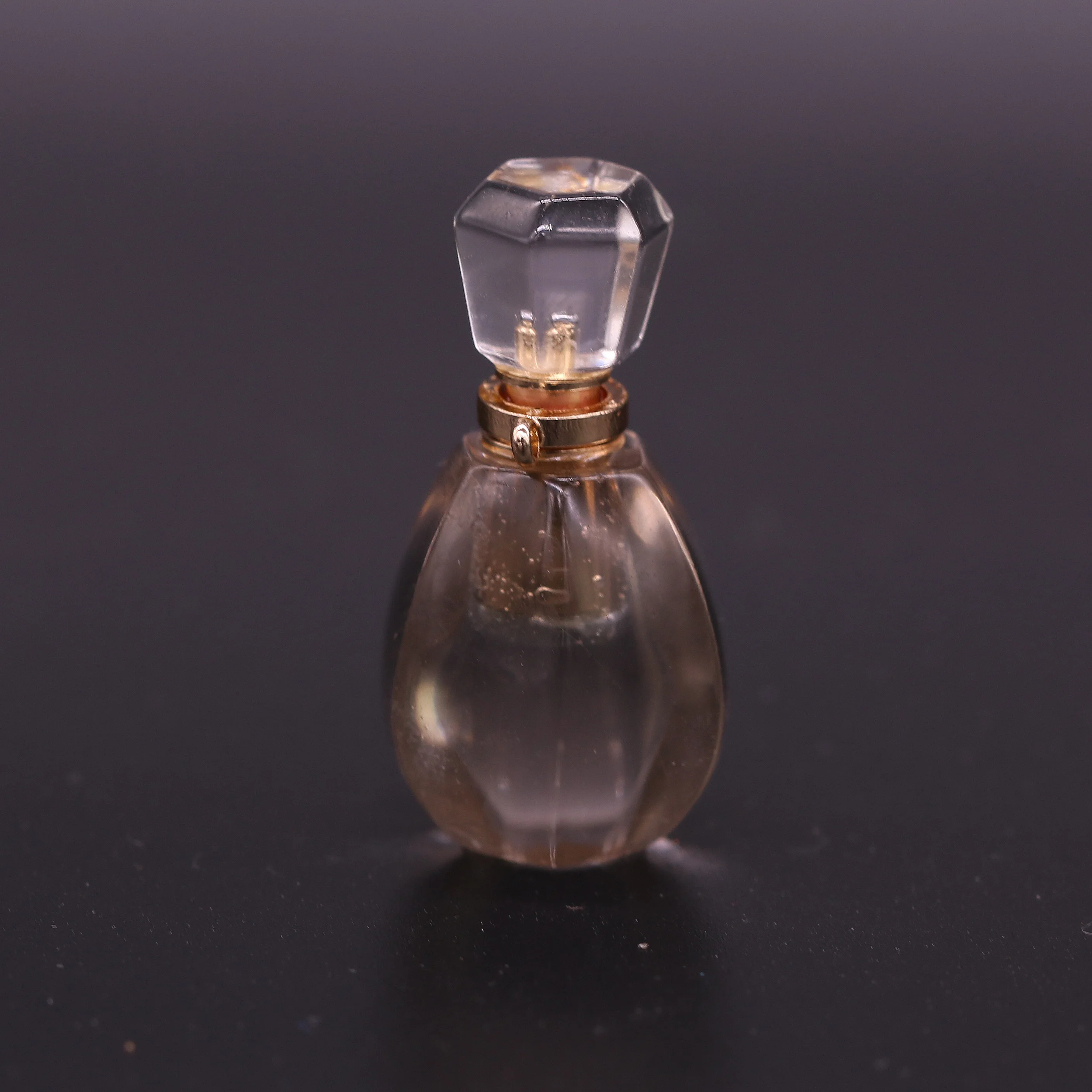 1PC Natural Stone Agate Perfume Bottle Connector Amethyst Fluorite Pendant Essential Oil Diffuser Charms DIY Necklace Jewelry