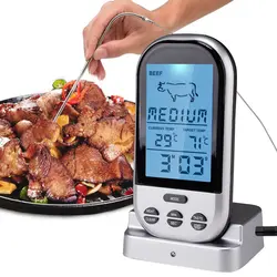 Termometri per carne Sonda digitale LCD Bluetooth Telecomando senza fili BBQ Grill Termometro da cucina Strumenti di cottura domestica con timer di allarme