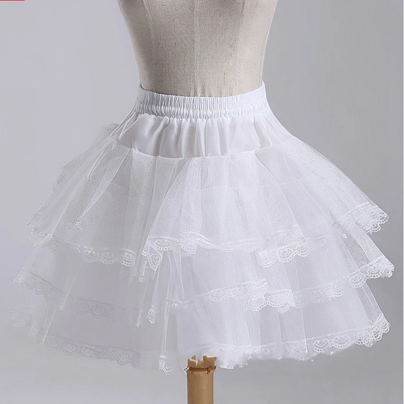 Flower girls Skirt petticoat Lace Edge Baby size Petticoat underskirt Halka pod sukienke Jupon mariage Enaguas de mujer