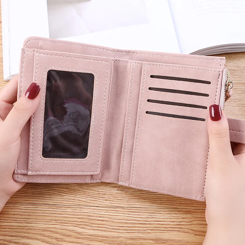 High Quality Women's Wallet Short Women Coin Purse Wallet Ladies Card Holder Small Hasp Money Bag Clutch Carteira кошелек