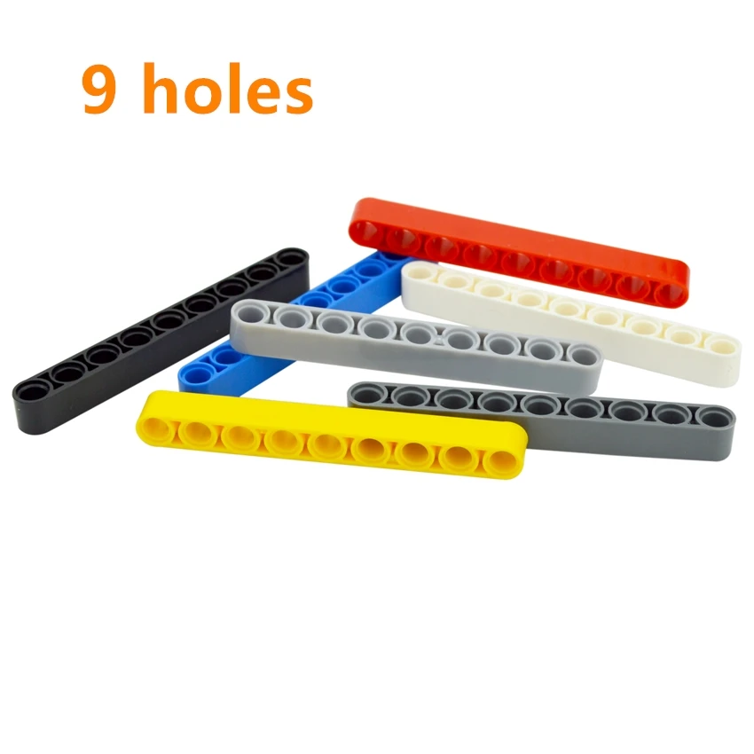 40490 1x9 Kalın Delikli Yapıştırıcı Parça Otomobil Robot Kolu Yapma Blokları