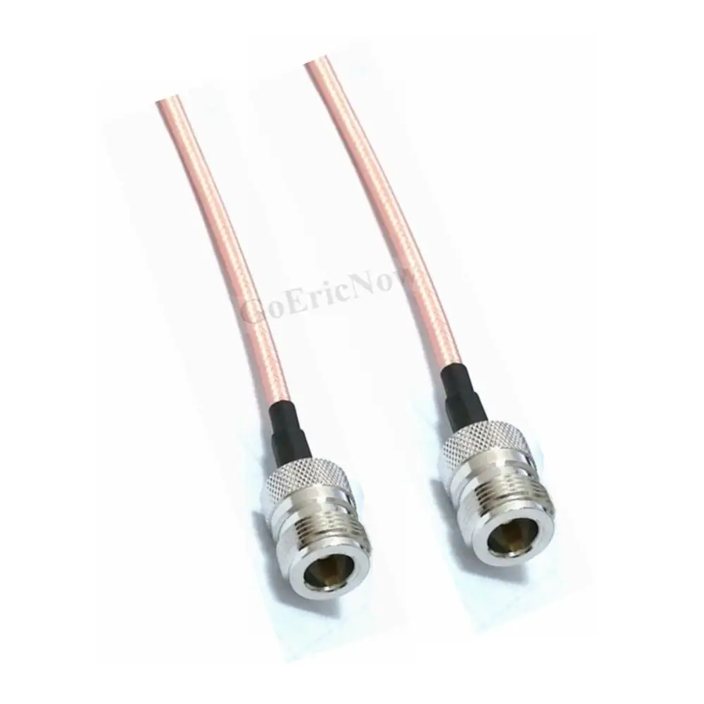 2Pcs Coaxial  50ohm RF N Male Female RG142   Jumper Pigtail  Cable Connector( 0.1m 0.15m,0.2m~1m)