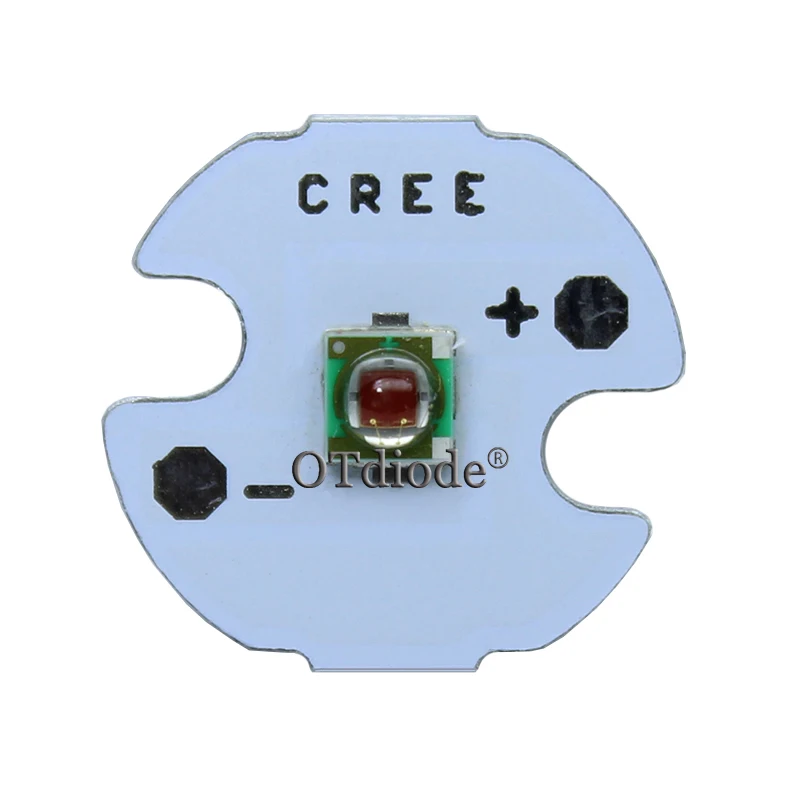1pcs Original XPE Photo Deep Red 660nm LED Deep Red LED Emitter Didoes on 20mm/16mm/14mm/12mm/8mm PCB