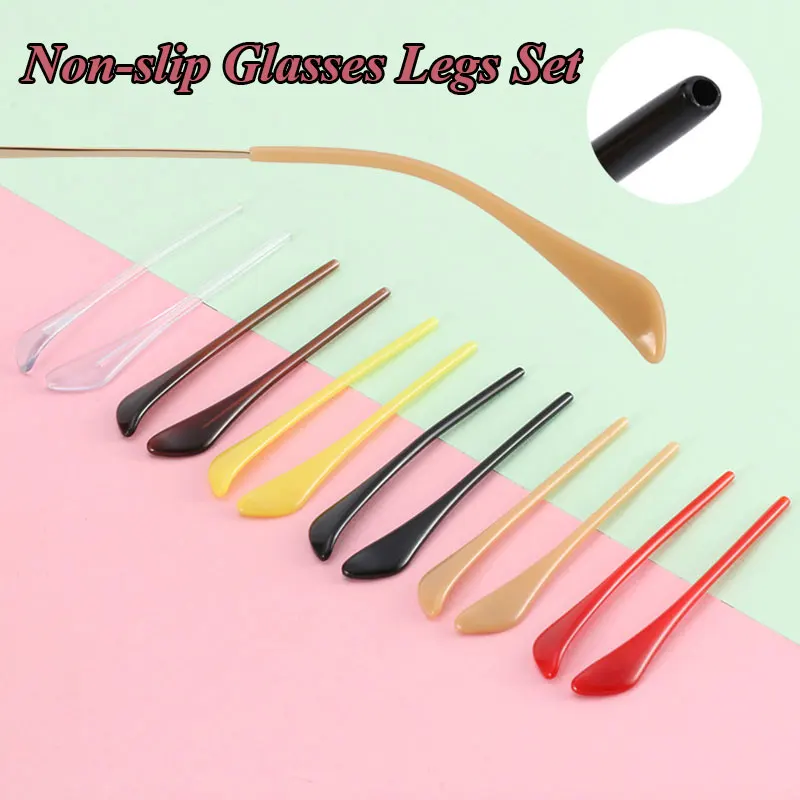 1pairs Silicone Anti-Slip Glasses Leg cover Anti-slip Ear Hook Holder Sunglasses Eyeglass Leg Temple Tips Legs Earmuffs