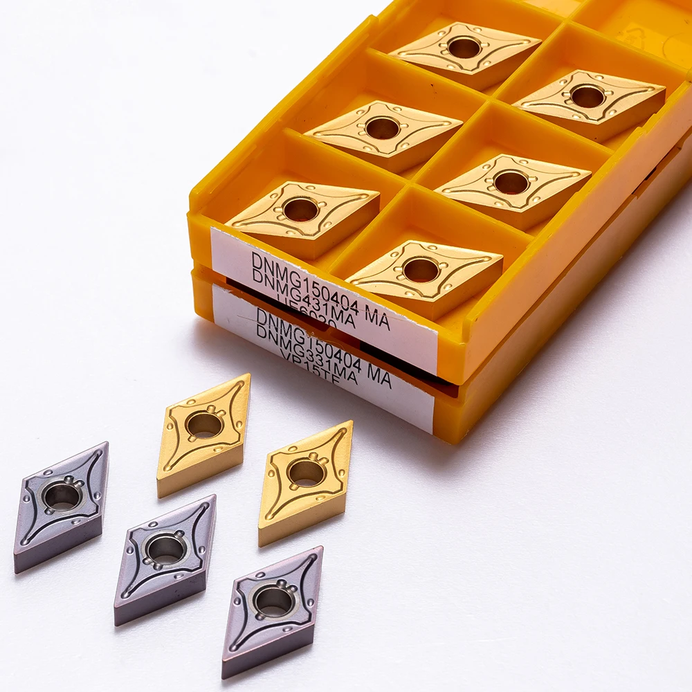Imagem -02 - Fresadora Interna Cnc Ferramenta de Dureza Lâmina de Carboneto Dnmg150404 Dnmg150408 ma Vp15tf Ue6020 Us735 Dnmg 150404 150408 10 Pcs