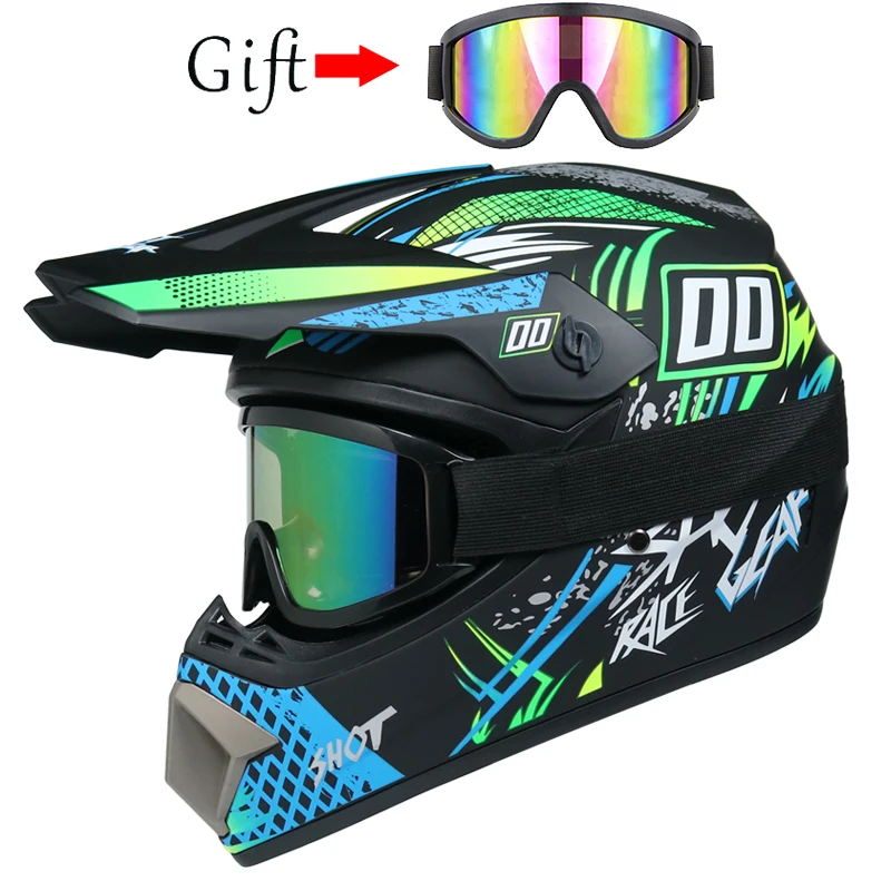 Capacete infantil off-road para motocicleta, cross bike am dh, motocross