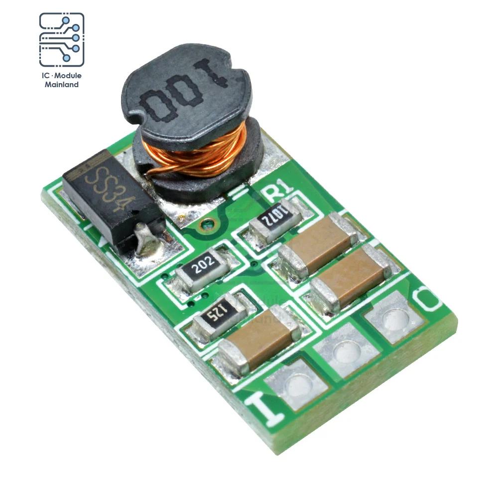 DC-DC-módulo convertidor reductor de voltaje, placa reguladora de voltaje sin Pin, DC 5-40V a 3V, 3,3 V, 3,7 V, 5V, 6V, 7,5 V, 9V, 12V, 1A