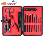 Alileader 18pcs Quality Professional Nail Clippers Set Nipper Clipper Cutter Dead Skin Dirt Remover Podiatry Pedicure Care Tool