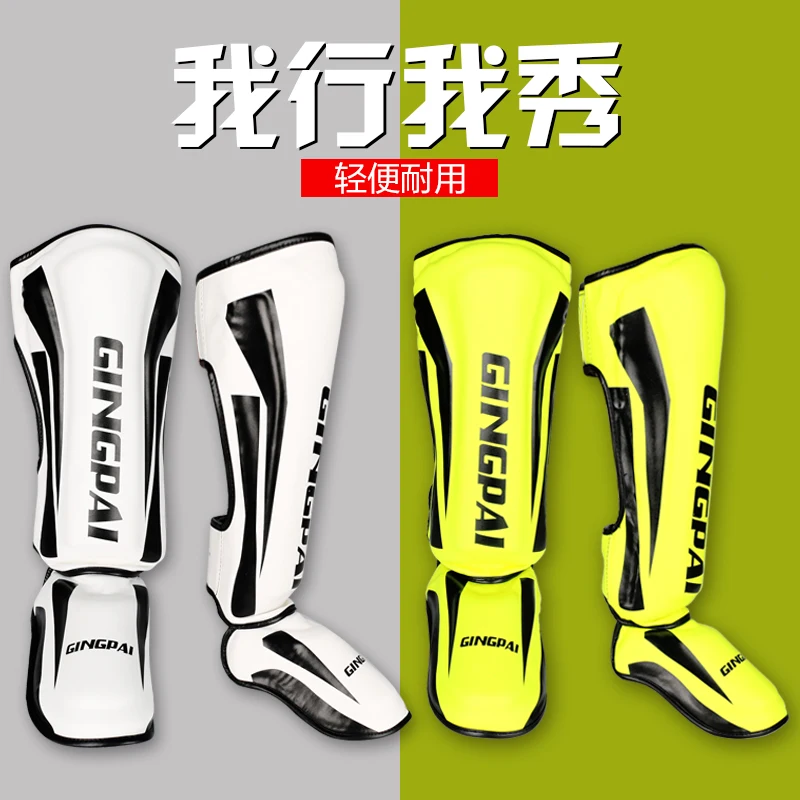 MMA shank guard foot guard Instep Kickboxing Ankle Support Boxing Taekwondo leg guard boxing muay thai protector equipment