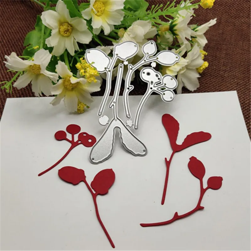 4Pcs Flower Frame Metal Die Cutting For Household DIY Scrapbooking Photo Album Decorative Embossing Folder Paper Cards