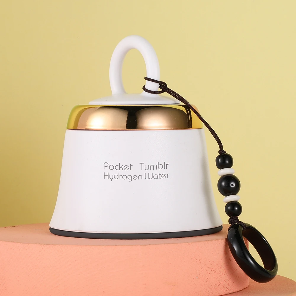 Gerador de água de hidrogênio de alta concentração, pequena, de bolso, dupont n117 spe pem portátil para viagens, garrafa de água de hidrogênio