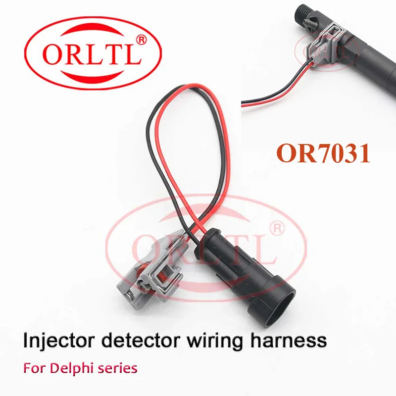 

4pcs diesel Detector Harness Tools Link Injection Tester OR7031 For D elphi Common Rail Fuel Injector Nozzle