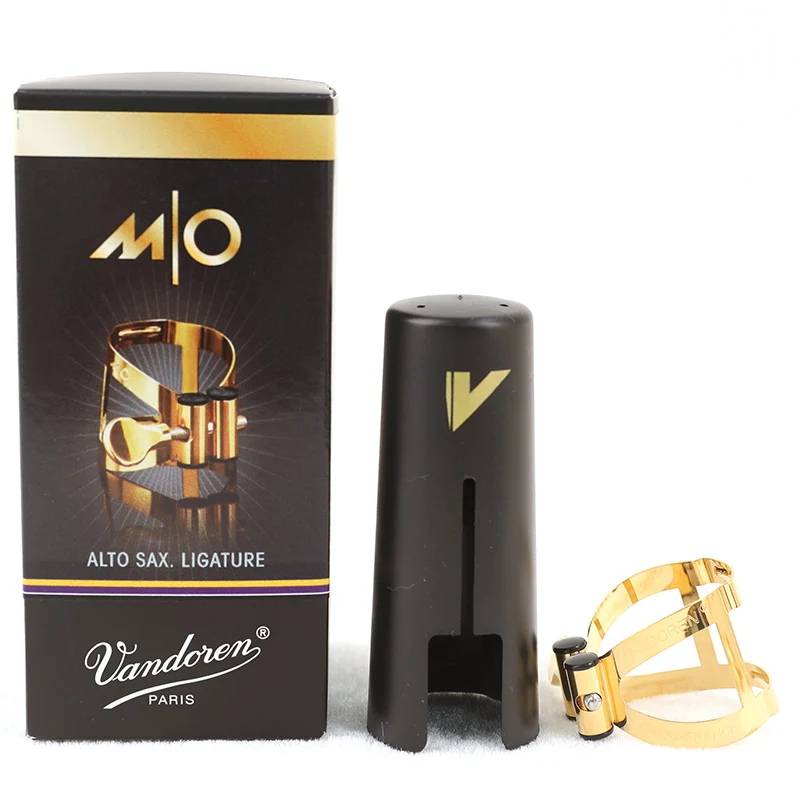 France Vandoren MO series baryton Hard rubber saxophone mouthpiece Baritone alto tenor soprano metal ligature gold plated LC57DP