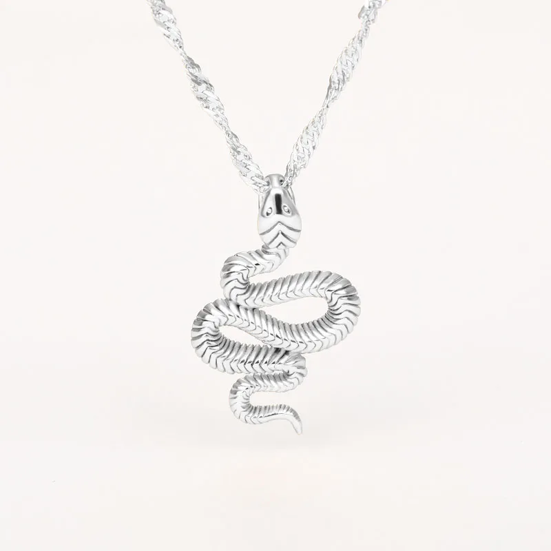 Serpentine ketting voor vrouwen sieraden punk sleutelbeen ketting gouden roestvrij staal korte lange ketting mode hangers cadeau