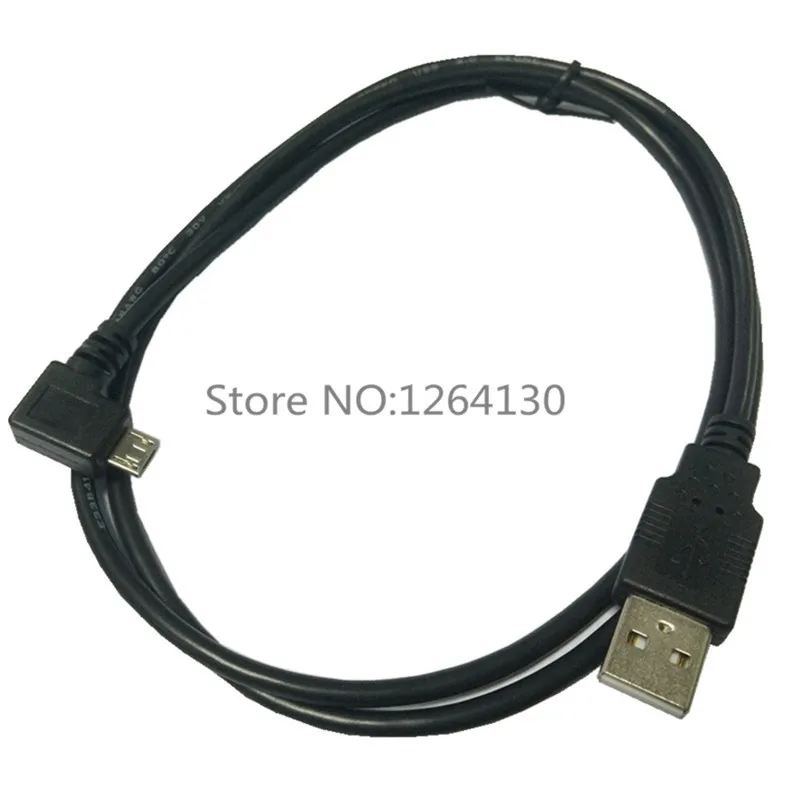 Cable Micro USB macho a USB de 90 grados con ángulo izquierdo para Samsung S3 S4 teléfonos Android 1m/100cm 1,5 m/150cm