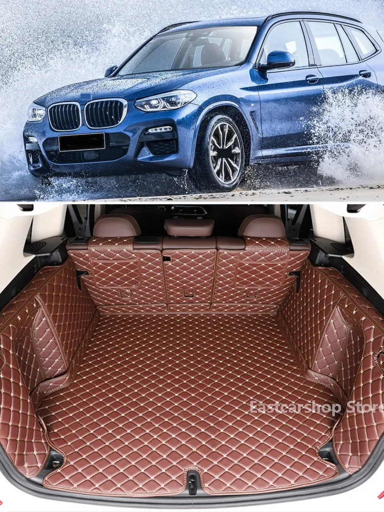 

For BMW X3 G01 2021 2020 2019 2018 Car All Inclusive Rear Trunk Mat Cargo Boot Liner Tray Rear Boot Luggage Cover Accessories