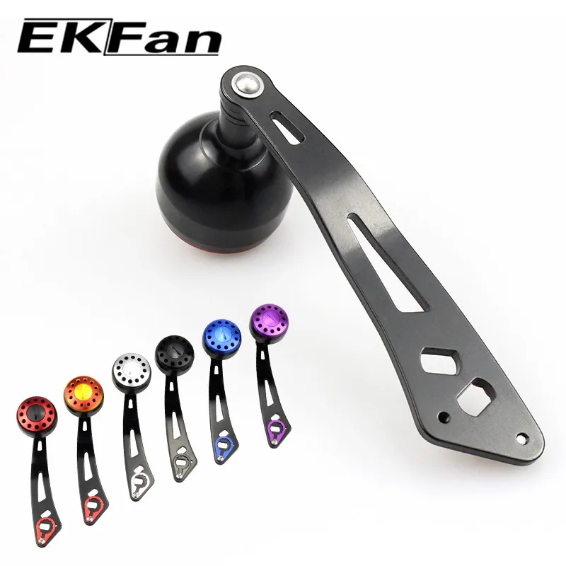 Ekfan Aluminium Legierung Angeln Reel Griff Länge 100mm Durchmesser 32mm Loch 8x5mm Für DAI & SHI Baitcasting Angeln Reel – Detail 7
