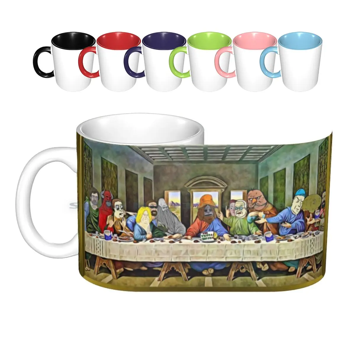 Last Supper Of Browntown Ceramic Mugs Coffee Cups Milk Tea Mug Mike Nolan Nolsey Nolzy Nolsy Mike Nolan Show Big Lez The Big