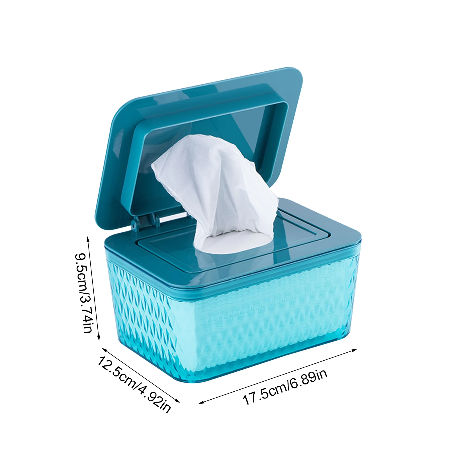 Wet Wipes Dispenser Holder With Lid Dustproof Tissue Storage Box For Home Office Multifunctional Dry Wet Tissue Paper Case